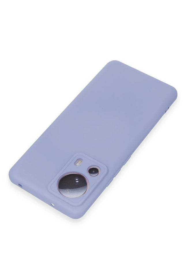 Xiaomi Mi 13 Lite Nano içi Kadife Silikon Kılıf - Lila 3