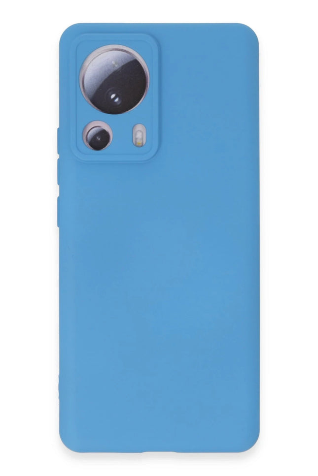 Xiaomi Mi 13 Lite Nano içi Kadife Silikon Kılıf - Mavi