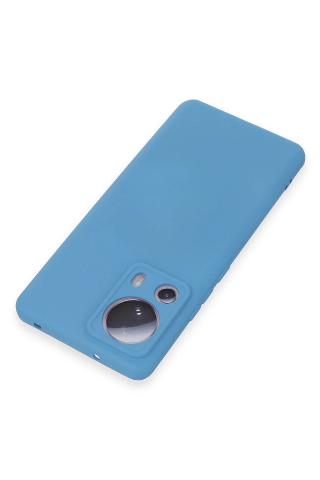 Xiaomi Mi 13 Lite Nano içi Kadife Silikon Kılıf - Mavi 3