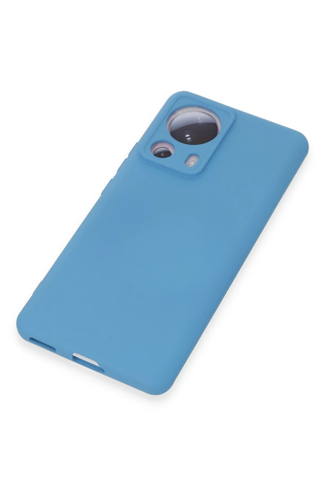 Xiaomi Mi 13 Lite Nano içi Kadife Silikon Kılıf - Mavi 4