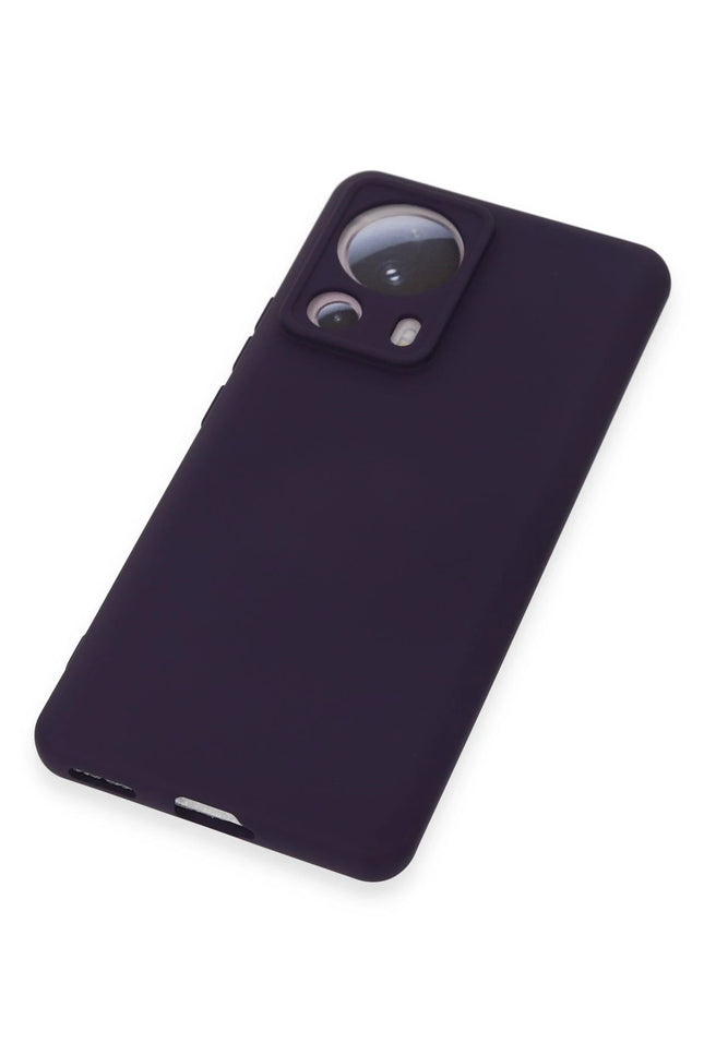 Xiaomi Mi 13 Lite Nano içi Kadife Silikon Kılıf - Mor 4