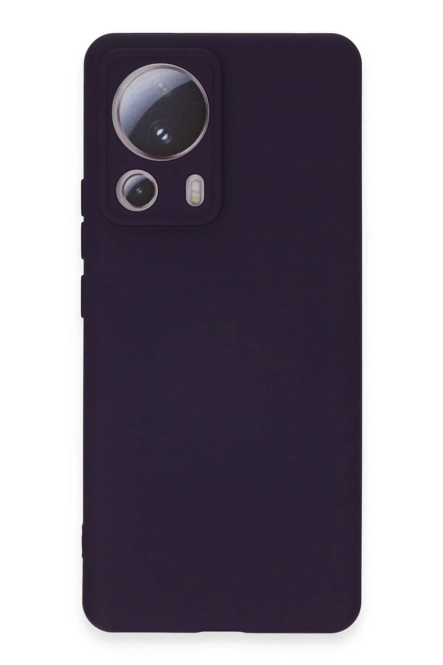 Xiaomi Mi 13 Lite Nano içi Kadife Silikon Kılıf - Mor