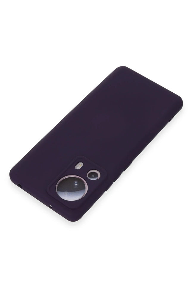 Xiaomi Mi 13 Lite Nano içi Kadife Silikon Kılıf - Mor 3