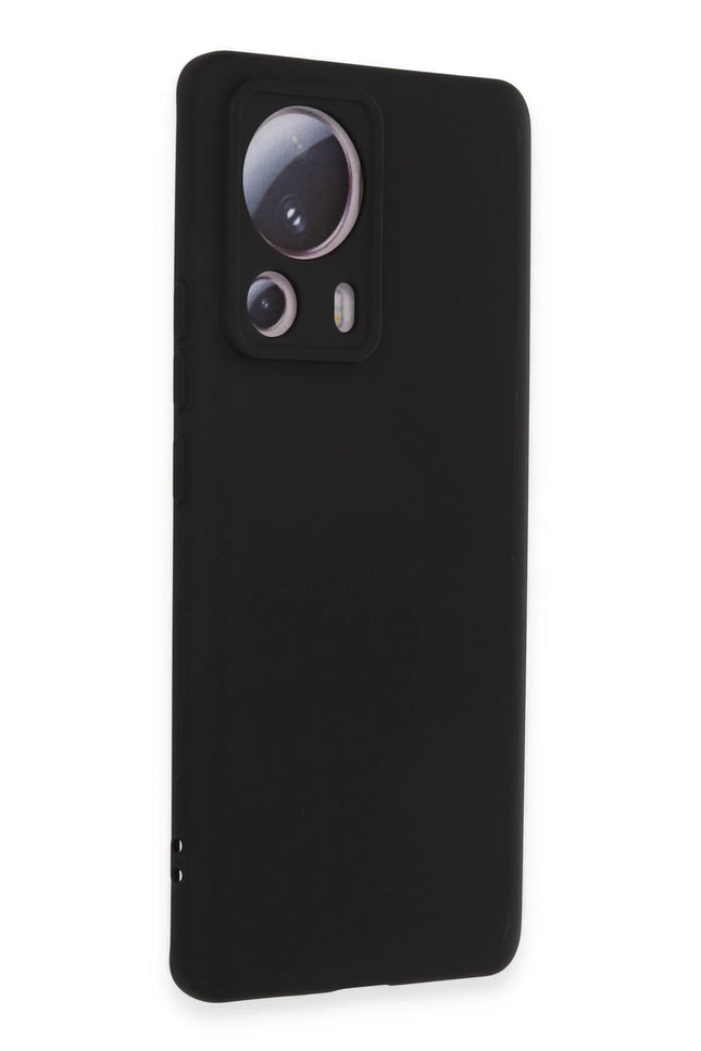 Xiaomi Mi 13 Lite Nano içi Kadife Silikon Kılıf - Siyah 2