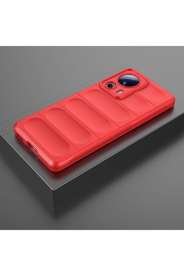 Xiaomi Mi 13 Lite Optimum Silikon Kılıf - Kırmızı 3