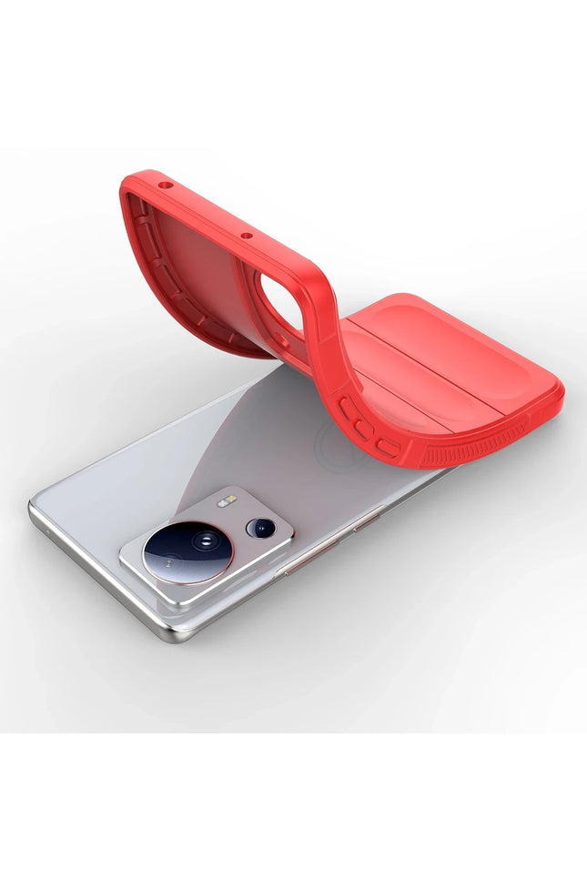 Xiaomi Mi 13 Lite Optimum Silikon Kılıf - Kırmızı 4