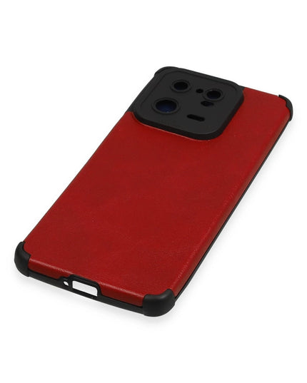 Xiaomi Mi 13 Pro Loop Deri Silikon Kılıf - Kırmızı 4