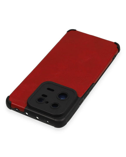 Xiaomi Mi 13 Pro Loop Deri Silikon Kılıf - Kırmızı 3
