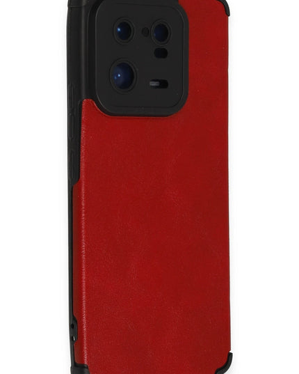 Xiaomi Mi 13 Pro Loop Deri Silikon Kılıf - Kırmızı 2
