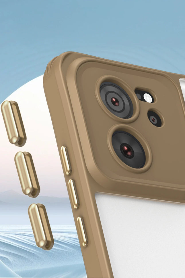 Xiaomi Mi 13T Pro Penta Silikon Kılıf - Çöl Titanyum 2