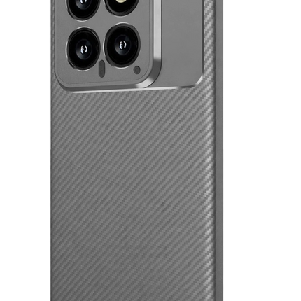 Xiaomi Mi 14T Auto Focus Karbon Kapak Kılıf - Gri