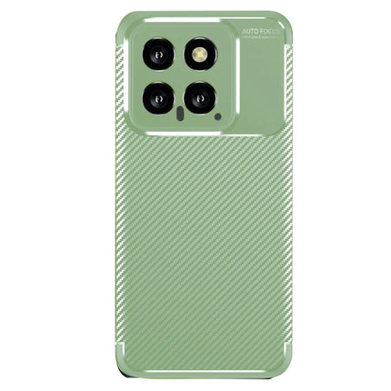 Xiaomi Mi 14T Auto Focus Karbon Kapak Kılıf - Su Yeşili