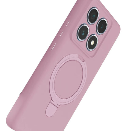 Xiaomi Mi 14T Pro Regal Magsafe Standlı Kapak Kılıf - Açık Pembe 3