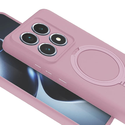 Xiaomi Mi 14T Pro Regal Magsafe Standlı Kapak Kılıf - Açık Pembe 4