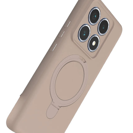 Xiaomi Mi 14T Pro Regal Magsafe Standlı Kapak Kılıf - Çöl Titanyum 3