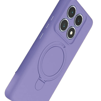 Xiaomi Mi 14T Pro Regal Magsafe Standlı Kapak Kılıf - Lila 3