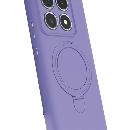 Xiaomi Mi 14T Pro Regal Magsafe Standlı Kapak Kılıf - Lila 2