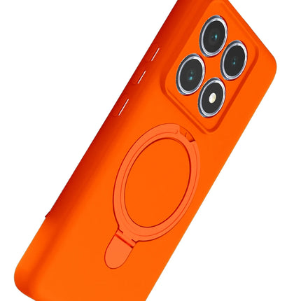 Xiaomi Mi 14T Pro Regal Magsafe Standlı Kapak Kılıf - Turuncu 3