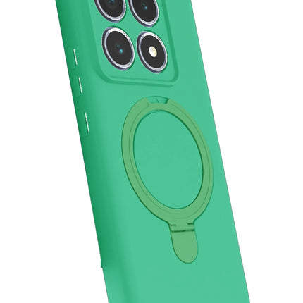 Xiaomi Mi 14T Pro Regal Magsafe Standlı Kapak Kılıf - Yeşil 2