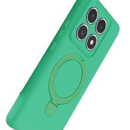Xiaomi Mi 14T Pro Regal Magsafe Standlı Kapak Kılıf - Yeşil 3