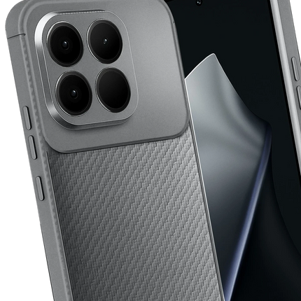 Xiaomi Mi 15T Auto Focus Karbon Kapak Kılıf - Gri 3