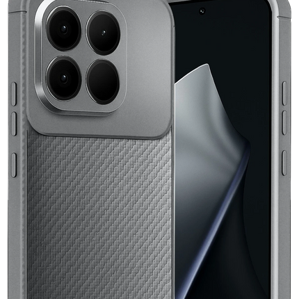 Xiaomi Mi 15T Auto Focus Karbon Kapak Kılıf - Gri 2