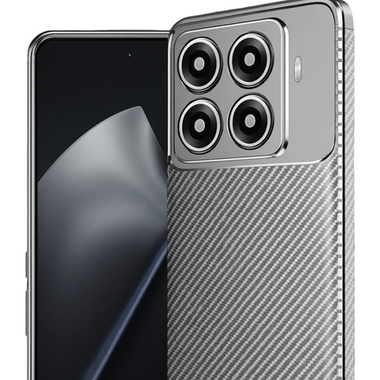 Xiaomi Mi 15T Pro Auto Focus Karbon Kapak Kılıf - Gri 2
