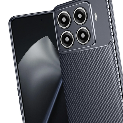 Xiaomi Mi 15T Pro Auto Focus Karbon Kapak Kılıf - Lacivert 3