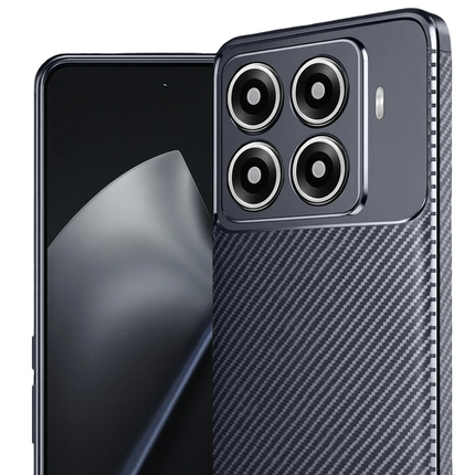 Xiaomi Mi 15T Pro Auto Focus Karbon Kapak Kılıf - Lacivert 2