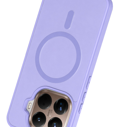 Xiaomi Mi 15T Pro Jota Magsafe Kapak Kılıf - Lila 3