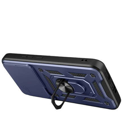 Xiaomi Mi 15T Pro Pars Lens Yüzüklü Silikon Kılıf - Lacivert 2