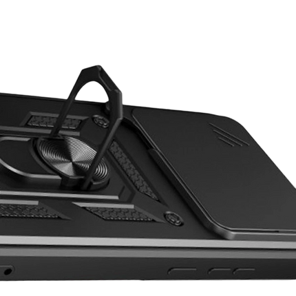 Xiaomi Mi 15T Pro Pars Lens Yüzüklü Silikon Kılıf - Siyah 3