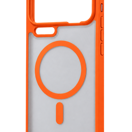 Xiaomi Mi 17 Pro Max Loji Magsafe Kapak Kılıf - Turuncu