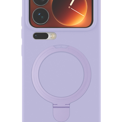 Xiaomi Mi 17 Pro Regal Magsafe Standlı Kapak Kılıf - Lila 3