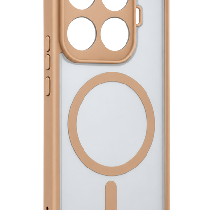 Xiaomi Mi 17T Loji Magsafe Kapak Kılıf - Çöl Titanyum