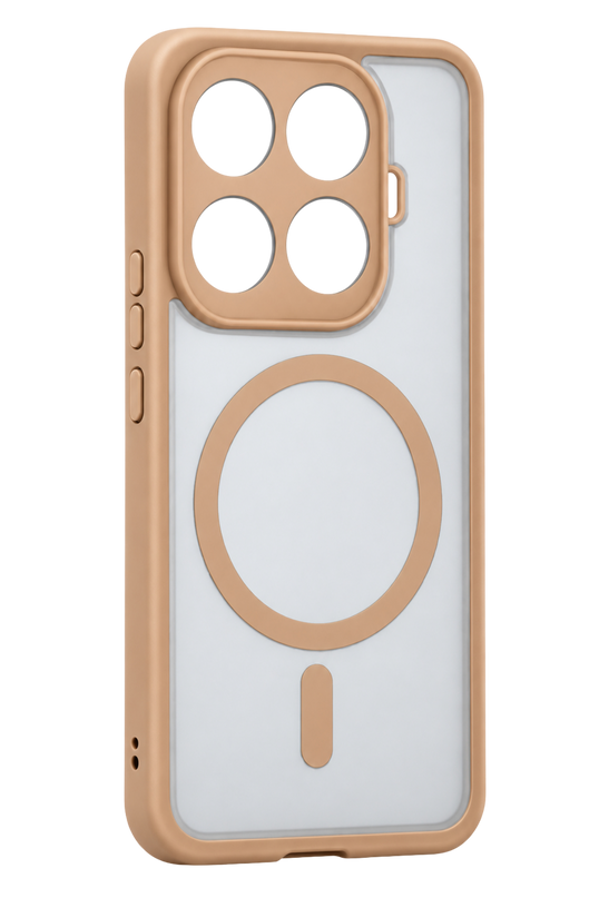 Xiaomi Mi 17T Pro Loji Magsafe Kapak Kılıf - Çöl Titanyum