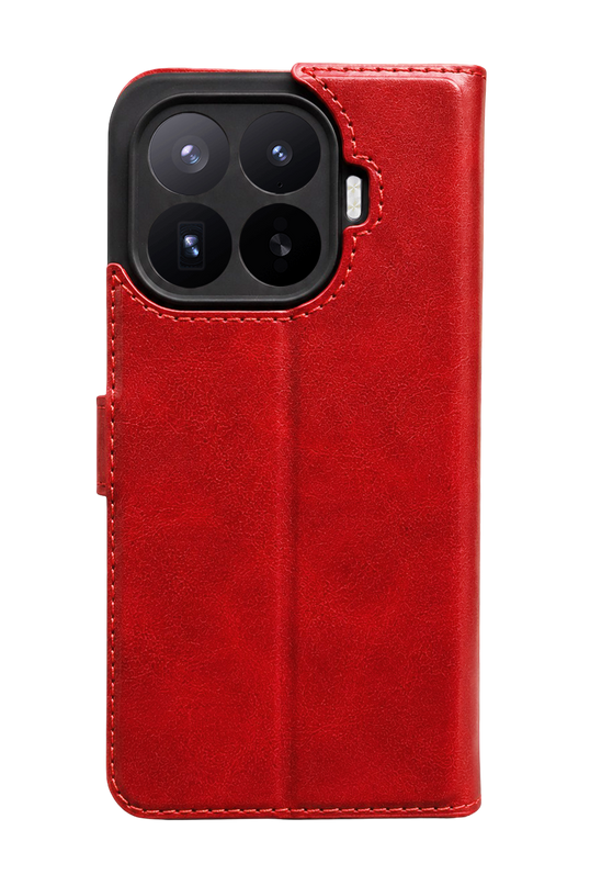 Xiaomi Mi 17T Trend S Plus Kapaklı Kılıf - Kırmızı