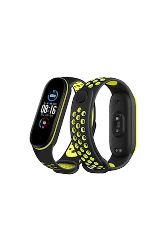 Xiaomi Mi Band 7 Spor Delikli Kordon - Siyah