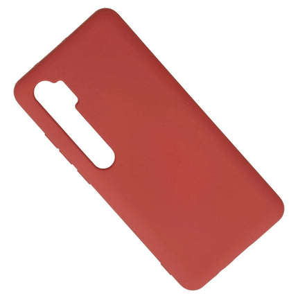 Xiaomi Mi Note 10 Lite Nano içi Kadife Silikon Kılıf - Kiremit 2