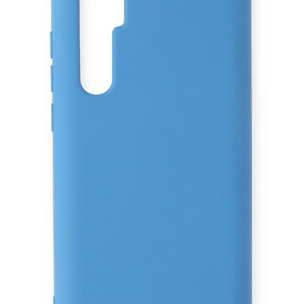 Xiaomi Mi Note 10 Lite Nano içi Kadife Silikon Kılıf - Mavi