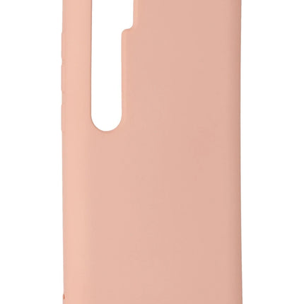 Xiaomi Mi Note 10 Lite Nano içi Kadife Silikon Kılıf - Pudra 3
