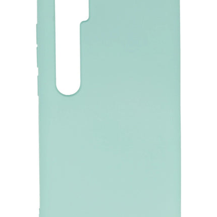 Xiaomi Mi Note 10 Lite Nano içi Kadife Silikon Kılıf - Turkuaz
