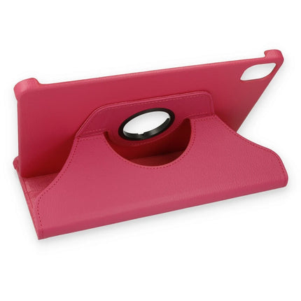 Xiaomi Mi Pad 5 11 360 Tablet Deri Kılıf - Pembe