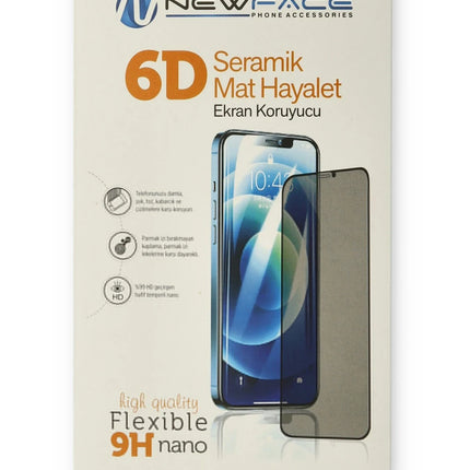 Xiaomi Poco C40 6D Mat Seramik Hayalet Nano Ekran Koruyucu
