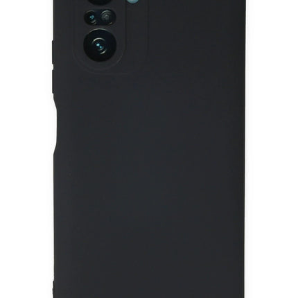 Xiaomi Poco F3 Nano içi Kadife Silikon Kılıf - Lacivert