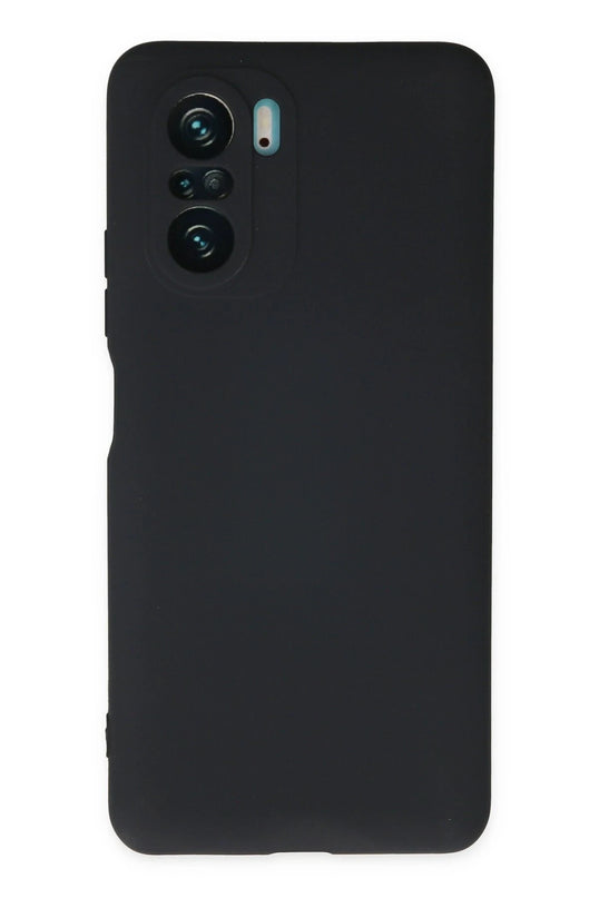 Xiaomi Poco F3 Nano içi Kadife Silikon Kılıf - Lacivert