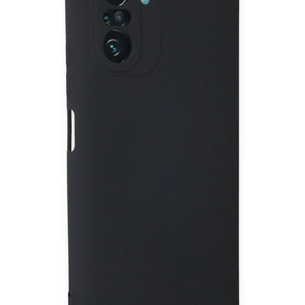 Xiaomi Poco F3 Nano içi Kadife Silikon Kılıf - Lacivert 3