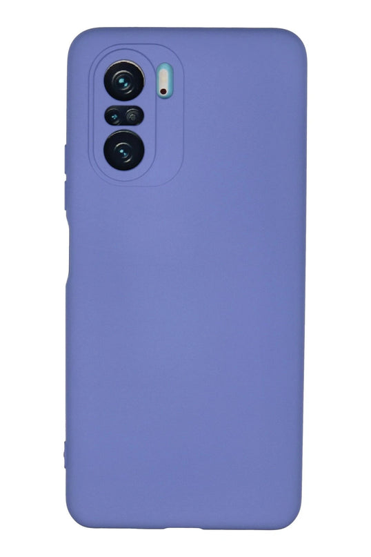 Xiaomi Poco F3 Nano içi Kadife Silikon Kılıf - Lila