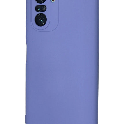 Xiaomi Poco F3 Nano içi Kadife Silikon Kılıf - Lila 3