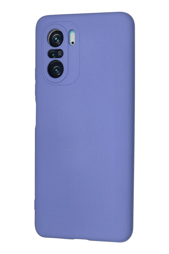 Xiaomi Poco F3 Nano içi Kadife Silikon Kılıf - Lila 3